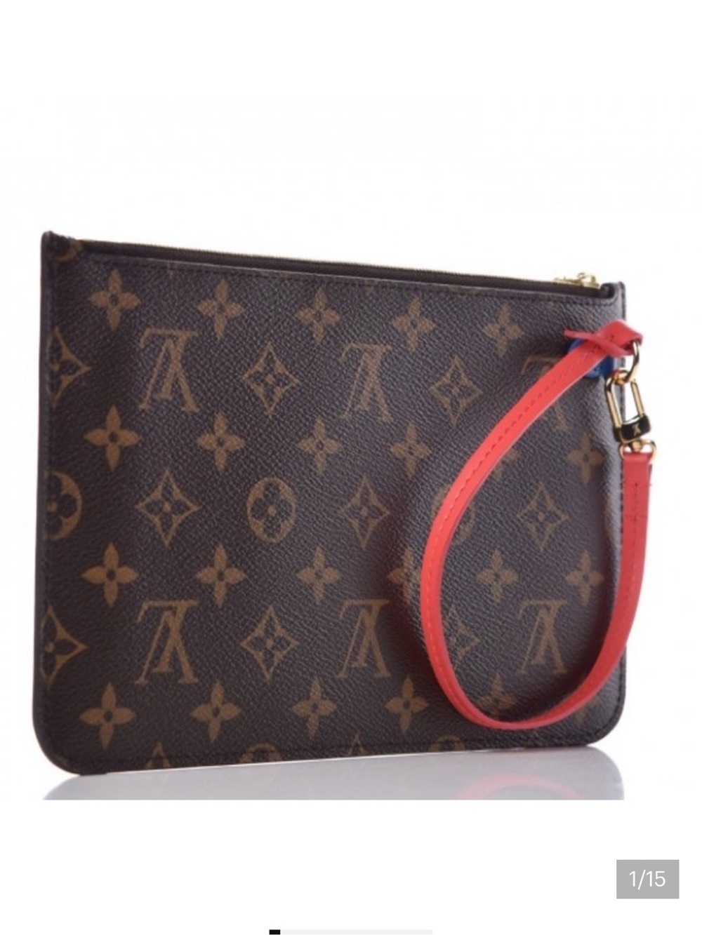 Authentic Louis Vuitton limited ed. Flamingo TOTEM Neverfull GM pouch